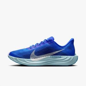 NEW NIKE men's pegasus plus shoes in racer blue/sail/blue void